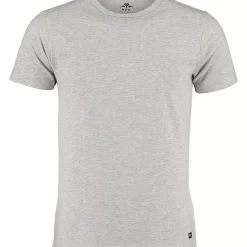 NZA New Zealand Auckland T-Shirts|Basic T-Shirt 2 Pack-Grijs Melange