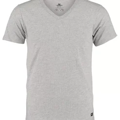 NZA New Zealand Auckland T-Shirts|Basis T-Shirt V-Hals 2 Pack Grijs