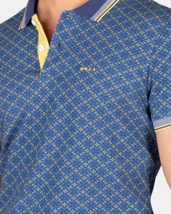NZA New Zealand Auckland Polo-Shirts|Blauwe Katoenen Polo-Dusk Navy