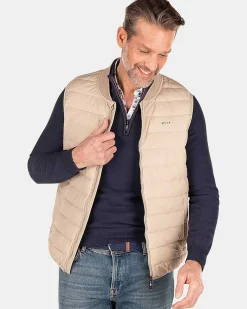 NZA New Zealand Auckland Jassen|Effen Bodywarmer-Shimmering Sand