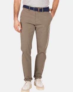 NZA New Zealand Auckland Broeken|Effen Chino Met Stretch-Misty Army