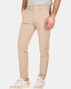 NZA New Zealand Auckland Broeken|Effen Chino Met Stretch-Shimmering Sand