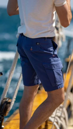 NZA New Zealand Auckland Broeken|Effen Korte Broek-Dusk Navy