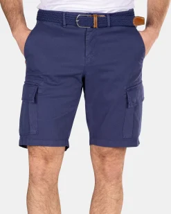 NZA New Zealand Auckland Broeken|Effen Korte Broek-Dusk Navy