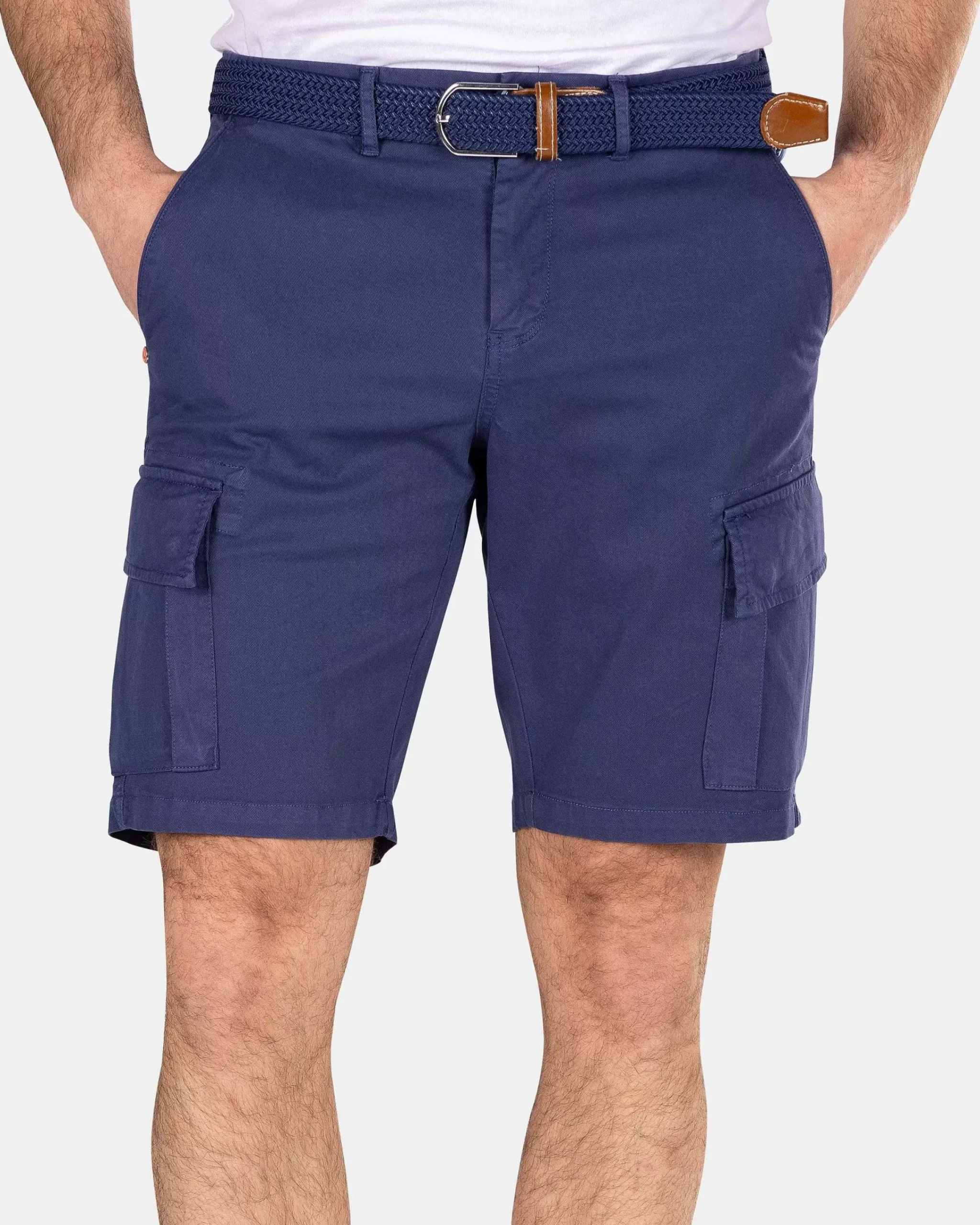NZA New Zealand Auckland Broeken|Effen Korte Broek-Dusk Navy