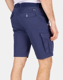 NZA New Zealand Auckland Broeken|Effen Korte Broek-Dusk Navy