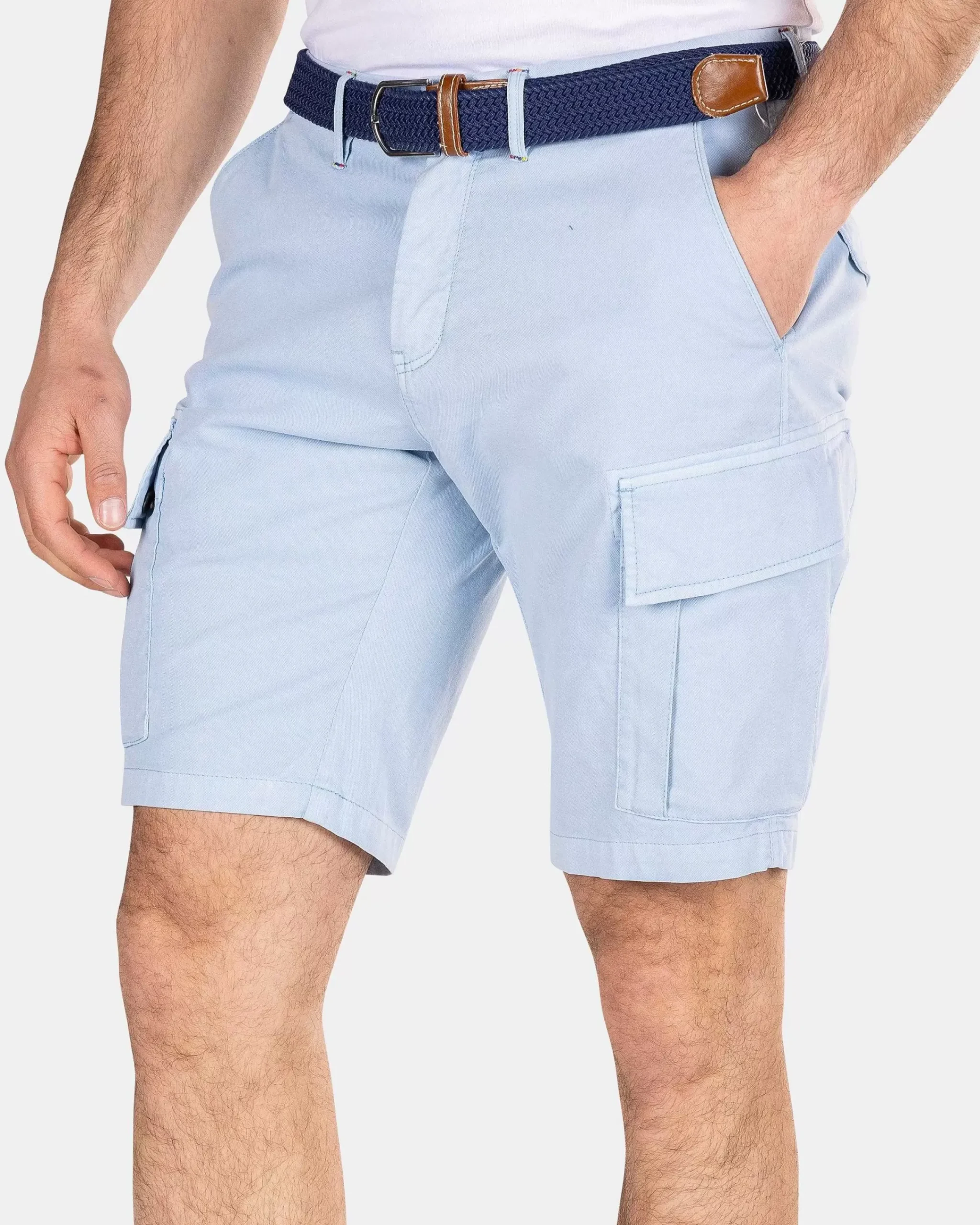 NZA New Zealand Auckland Broeken|Effen Korte Broek-Universal Blue