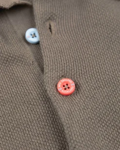 NZA New Zealand Auckland Polo-Shirts|Effen Polo Met Korte Mouw-Misty Army