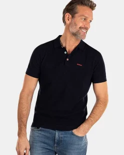 NZA New Zealand Auckland Polo-Shirts|Effen Polo Met Korte Mouw-Traditional Navy