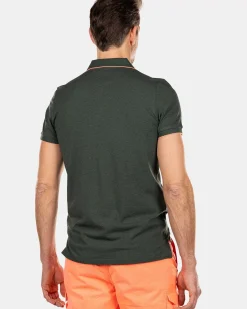 NZA New Zealand Auckland Polo-Shirts|Effen Polo Met Stretch-Chalk Green