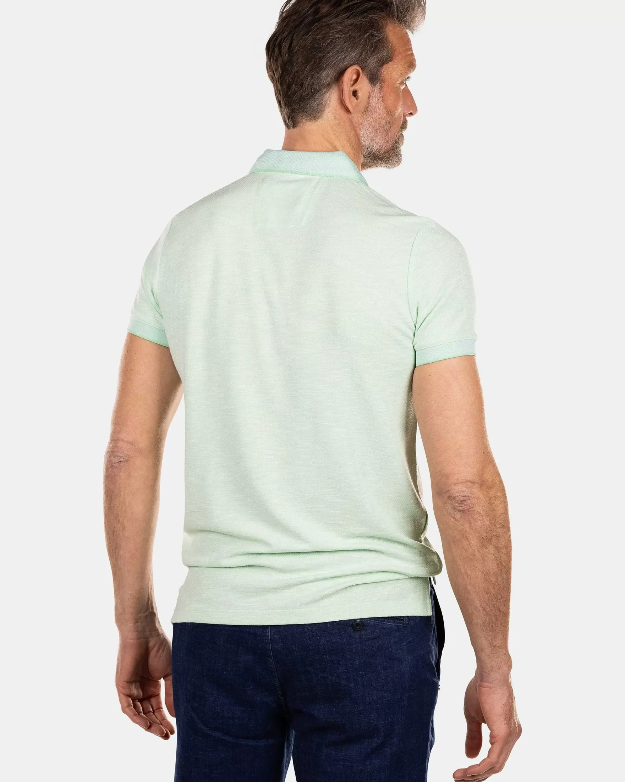 NZA New Zealand Auckland Polo-Shirts|Effen Polo Van Duurzaam Materiaal-Teal Green
