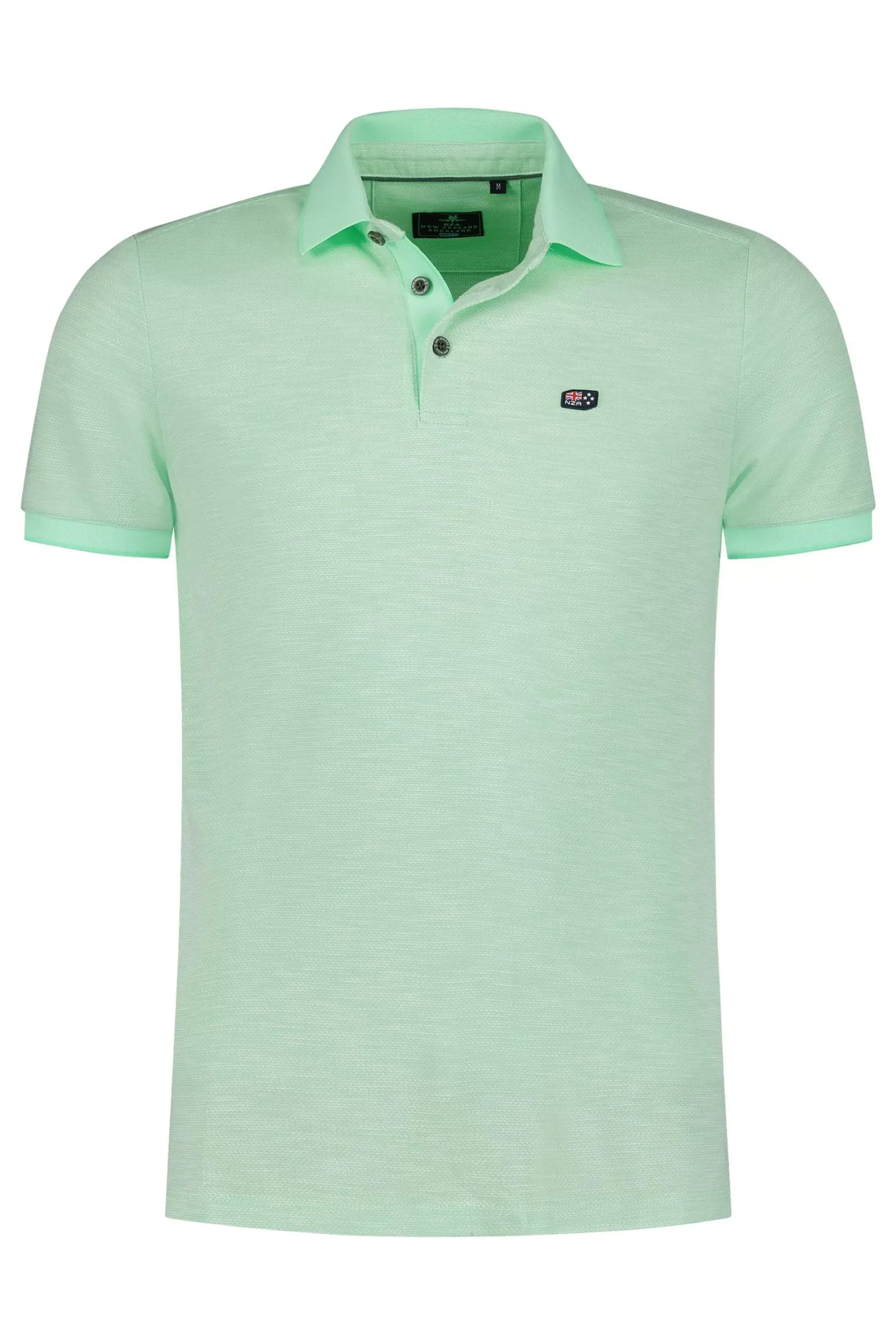 NZA New Zealand Auckland Polo-Shirts|Effen Polo Van Duurzaam Materiaal-Teal Green