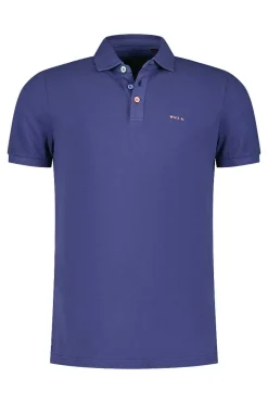 NZA New Zealand Auckland Polo-Shirts|Effen Polo Van Katoen-Dusk Navy