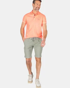 NZA New Zealand Auckland Polo-Shirts|Effen Polo Van Katoen-Fury Pink