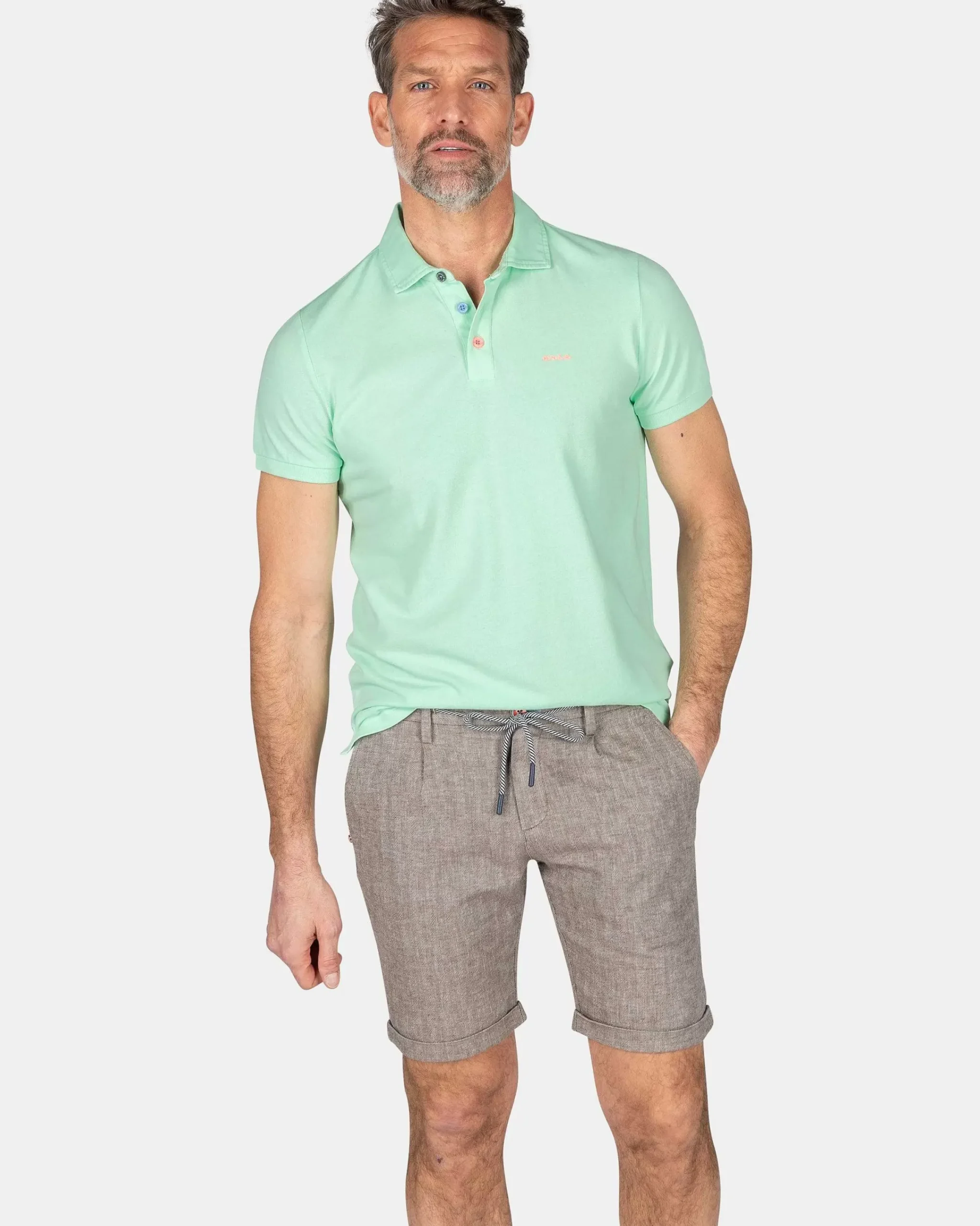 NZA New Zealand Auckland Polo-Shirts|Effen Polo Van Katoen-Teal Green