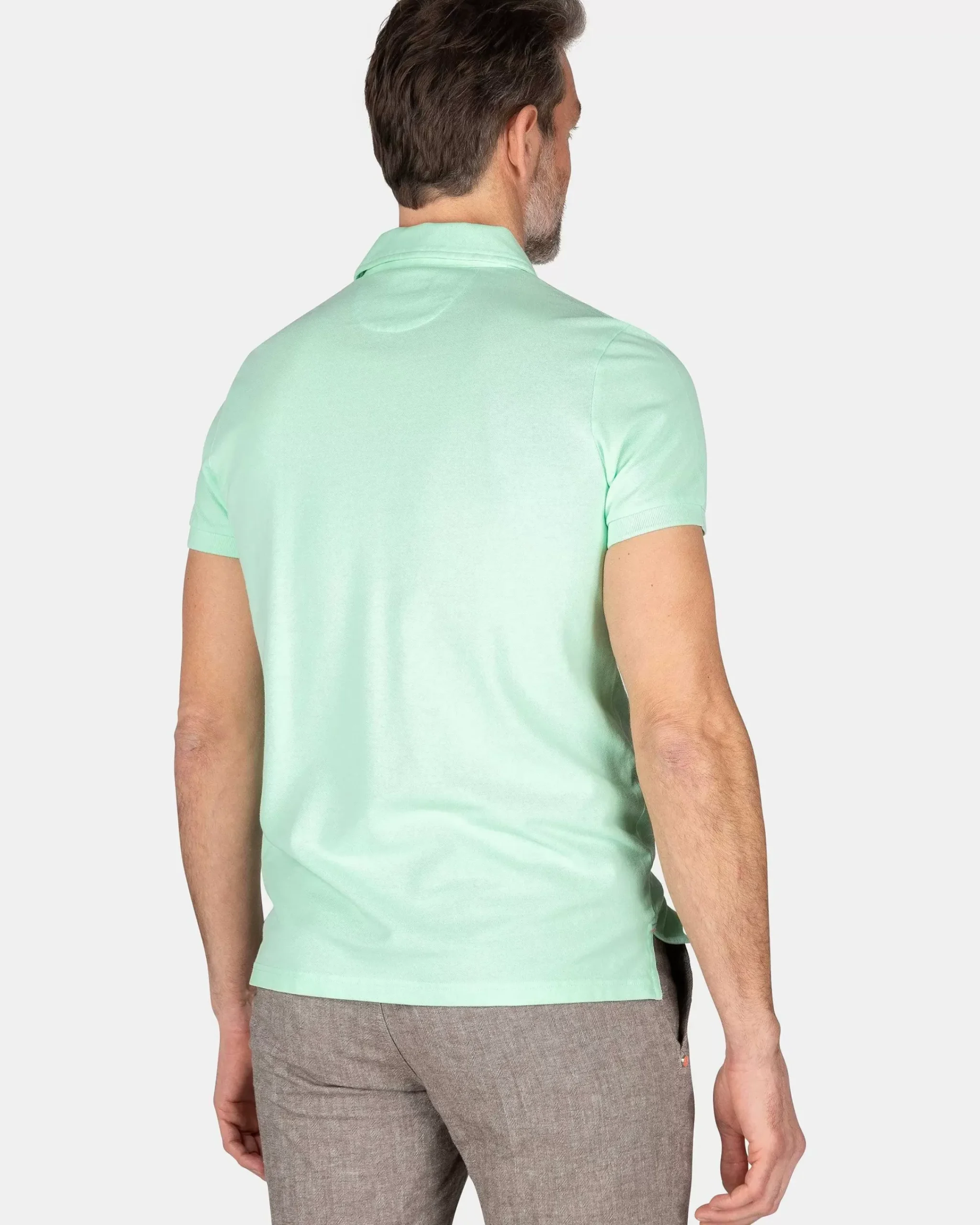 NZA New Zealand Auckland Polo-Shirts|Effen Polo Van Katoen-Teal Green
