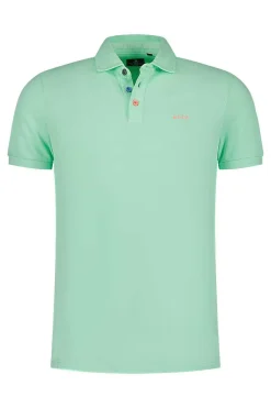 NZA New Zealand Auckland Polo-Shirts|Effen Polo Van Katoen-Teal Green
