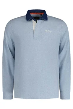 NZA New Zealand Auckland Polo-Shirts|Effen Rugby Shirt-Universal Blue