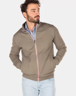 NZA New Zealand Auckland Sweats|Effen Stretch Vest-Misty Army