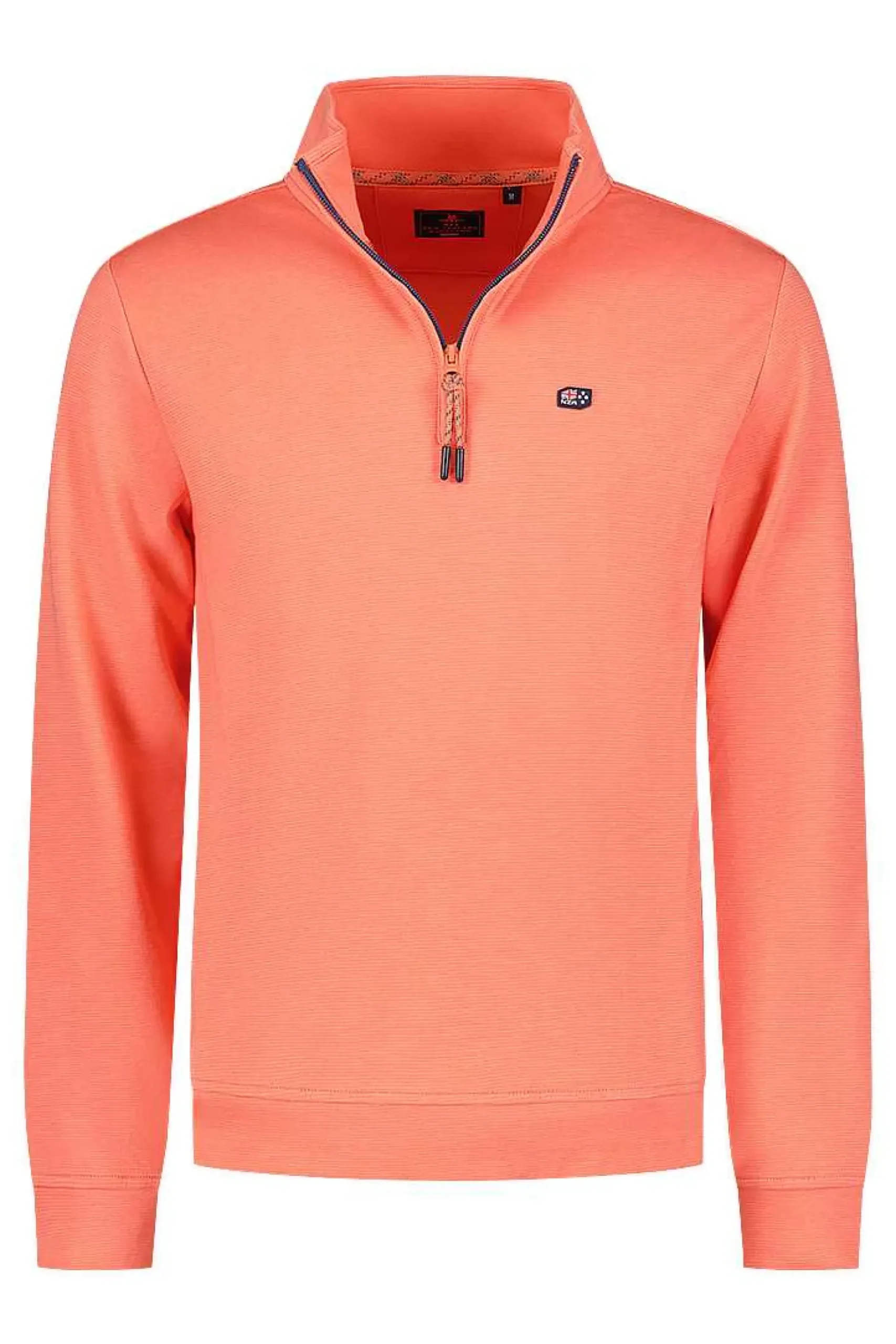 NZA New Zealand Auckland Truien|Fleece Sweater Met Rits-Golden Orange
