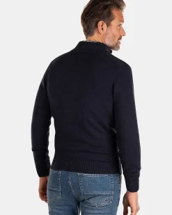 NZA New Zealand Auckland Truien|Gebreid Vest Met Rits-Traditional Navy