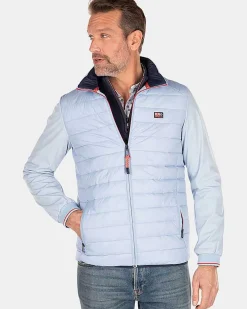 NZA New Zealand Auckland Jassen|Gewatteerde Jas Met Softshell-Universal Blue