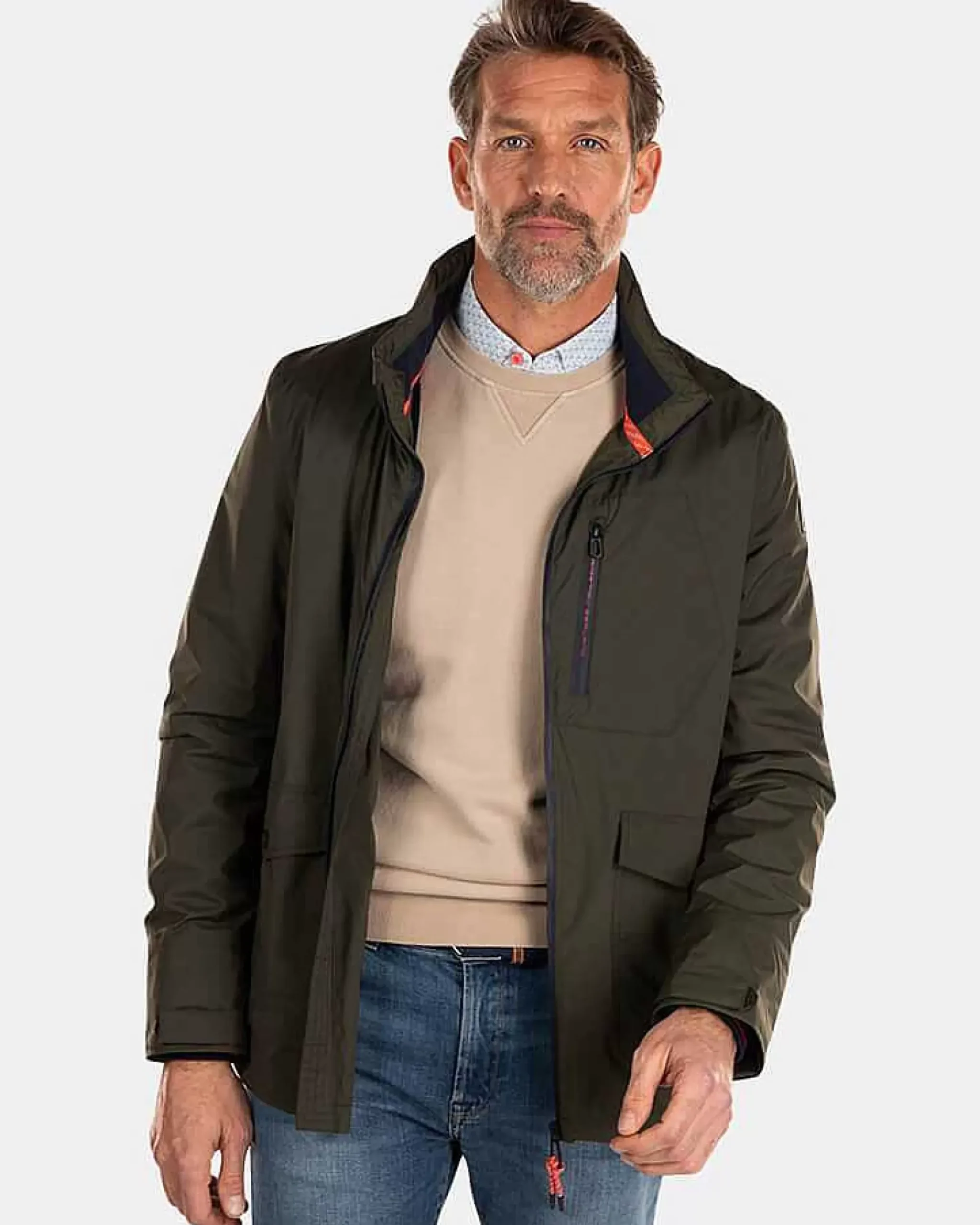 NZA New Zealand Auckland Jassen|Groene Outdoor Jas-Jacket Army