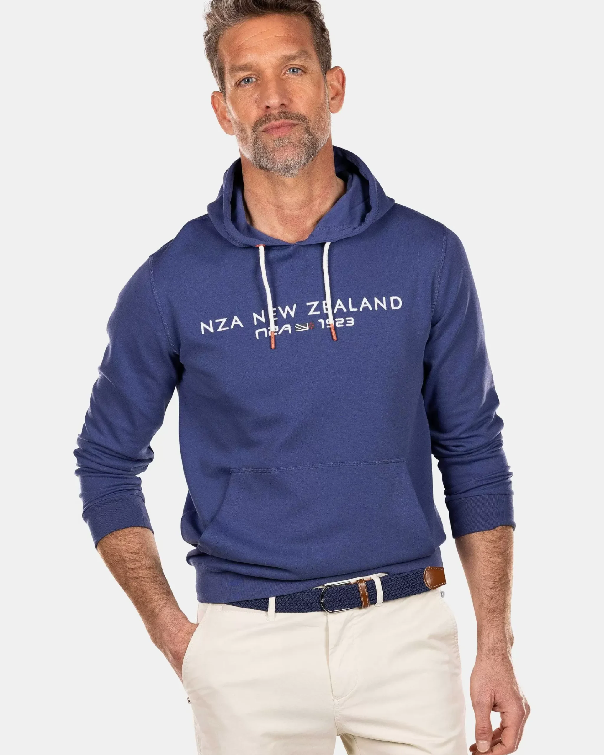 NZA New Zealand Auckland Sweats|Hoodie Met Logo -Dusk Navy