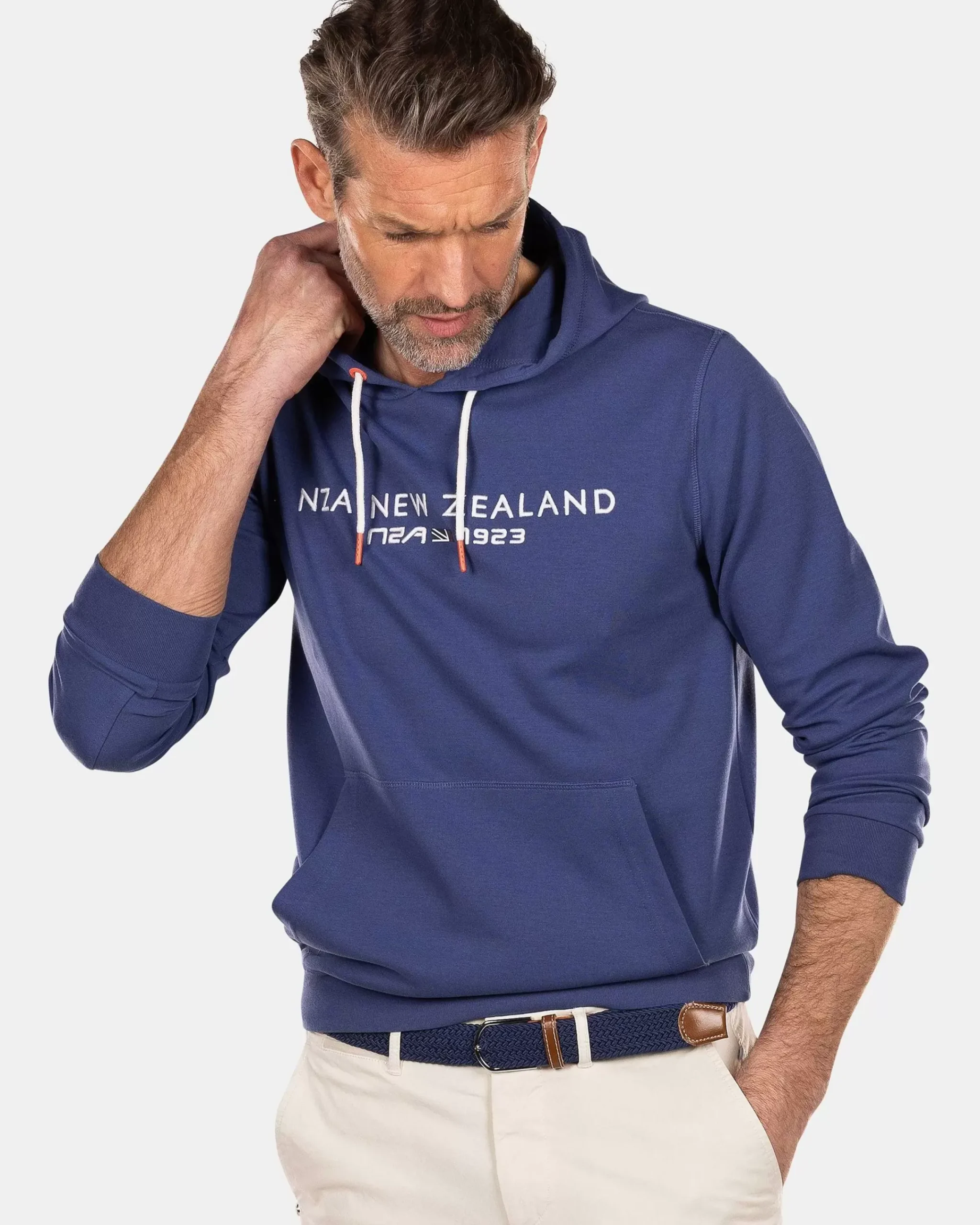 NZA New Zealand Auckland Sweats|Hoodie Met Logo -Dusk Navy