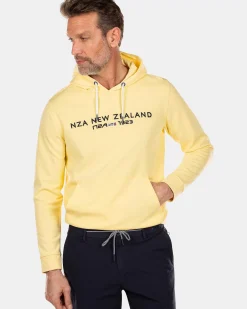 NZA New Zealand Auckland Sweats|Hoodie Met Logo -Iguana Yellow