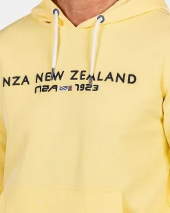 NZA New Zealand Auckland Sweats|Hoodie Met Logo -Iguana Yellow