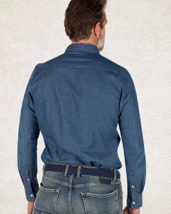 NZA New Zealand Auckland Overhemden|Katoenen Denim Overhemd