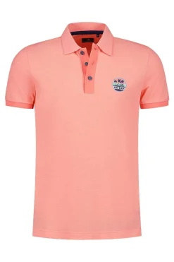 NZA New Zealand Auckland Polo-Shirts|Katoenen Effen Polo-Fury Pink
