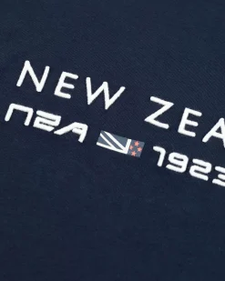 NZA New Zealand Auckland T-Shirts|Katoenen Longsleeve-Traditional Navy