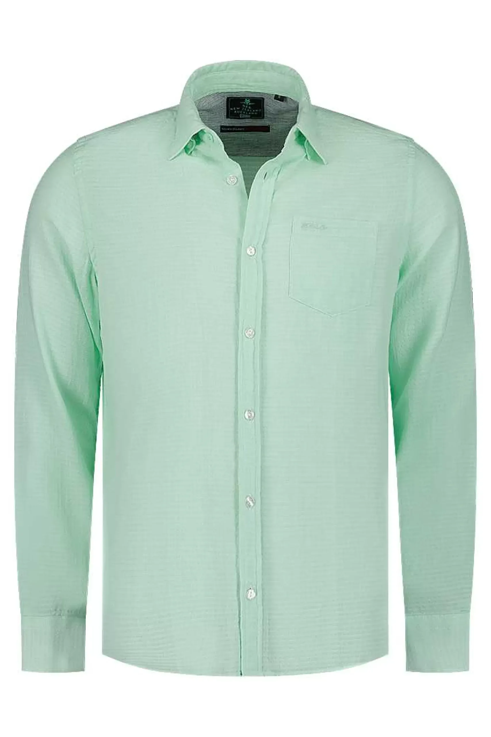 NZA New Zealand Auckland Overhemden|Katoenen Overhemd -Teal Green