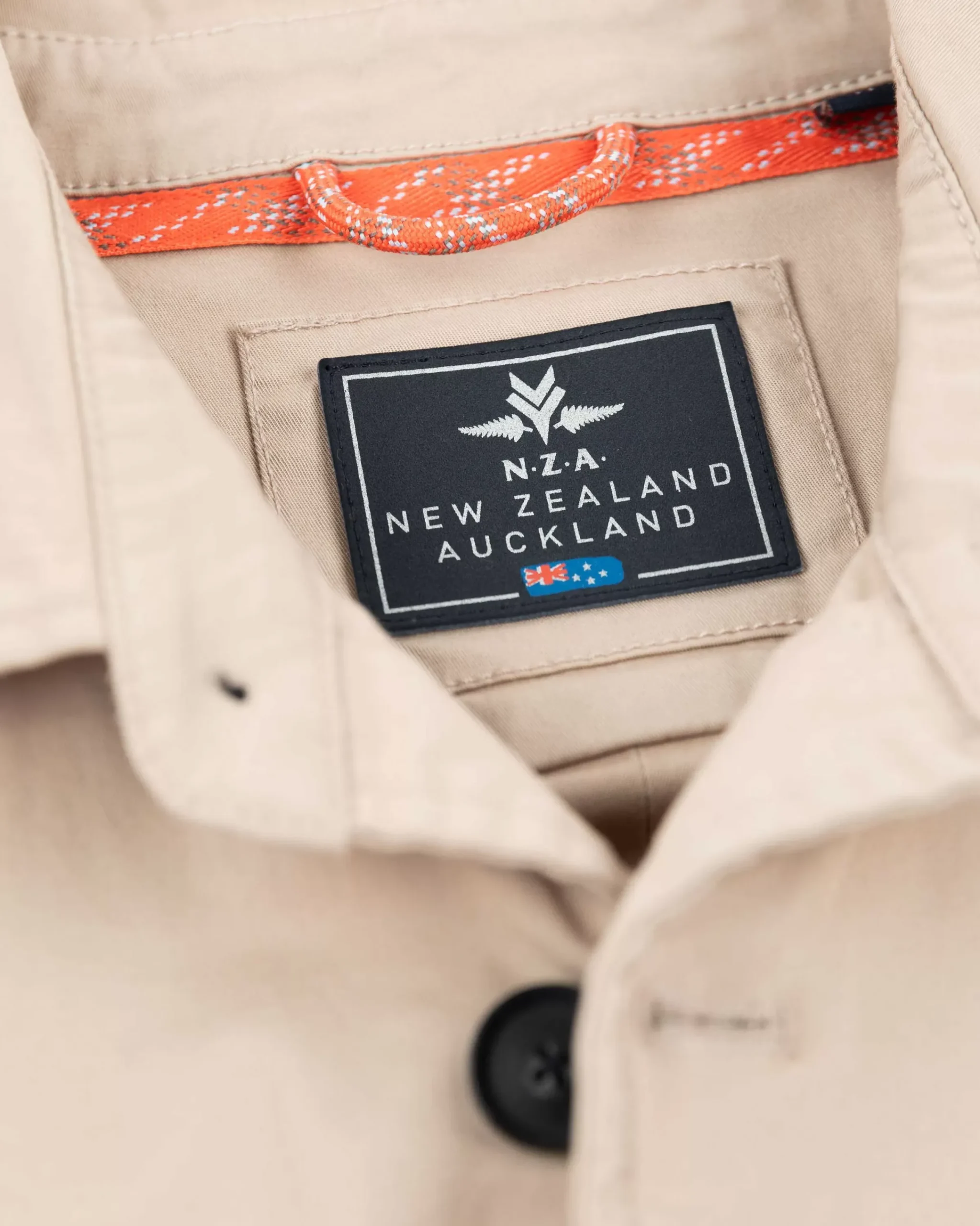 NZA New Zealand Auckland Jassen|Katoenen Overshirt-Shimmering Sand