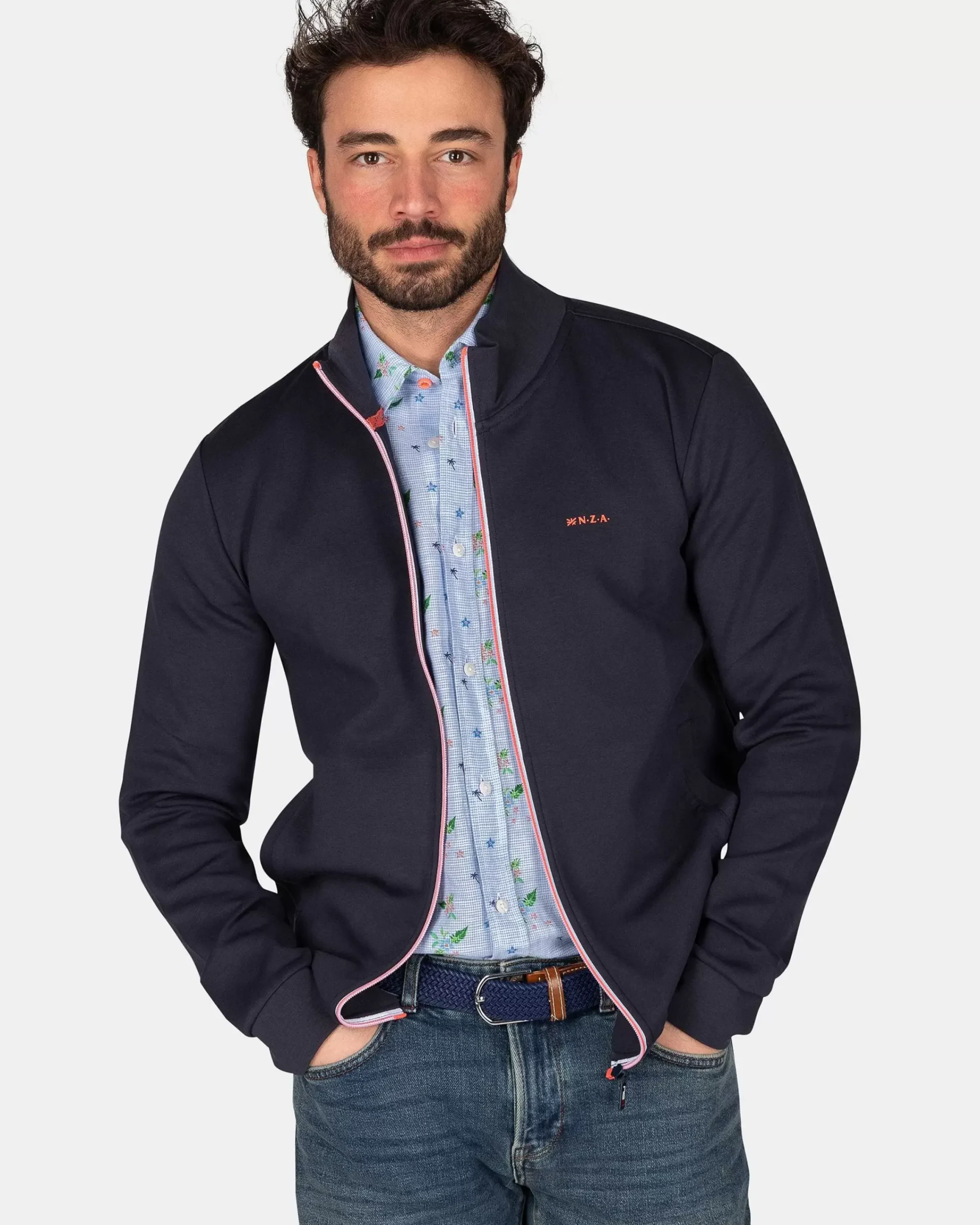 NZA New Zealand Auckland Truien|Katoenen Vest Met Stretch -Traditional Navy