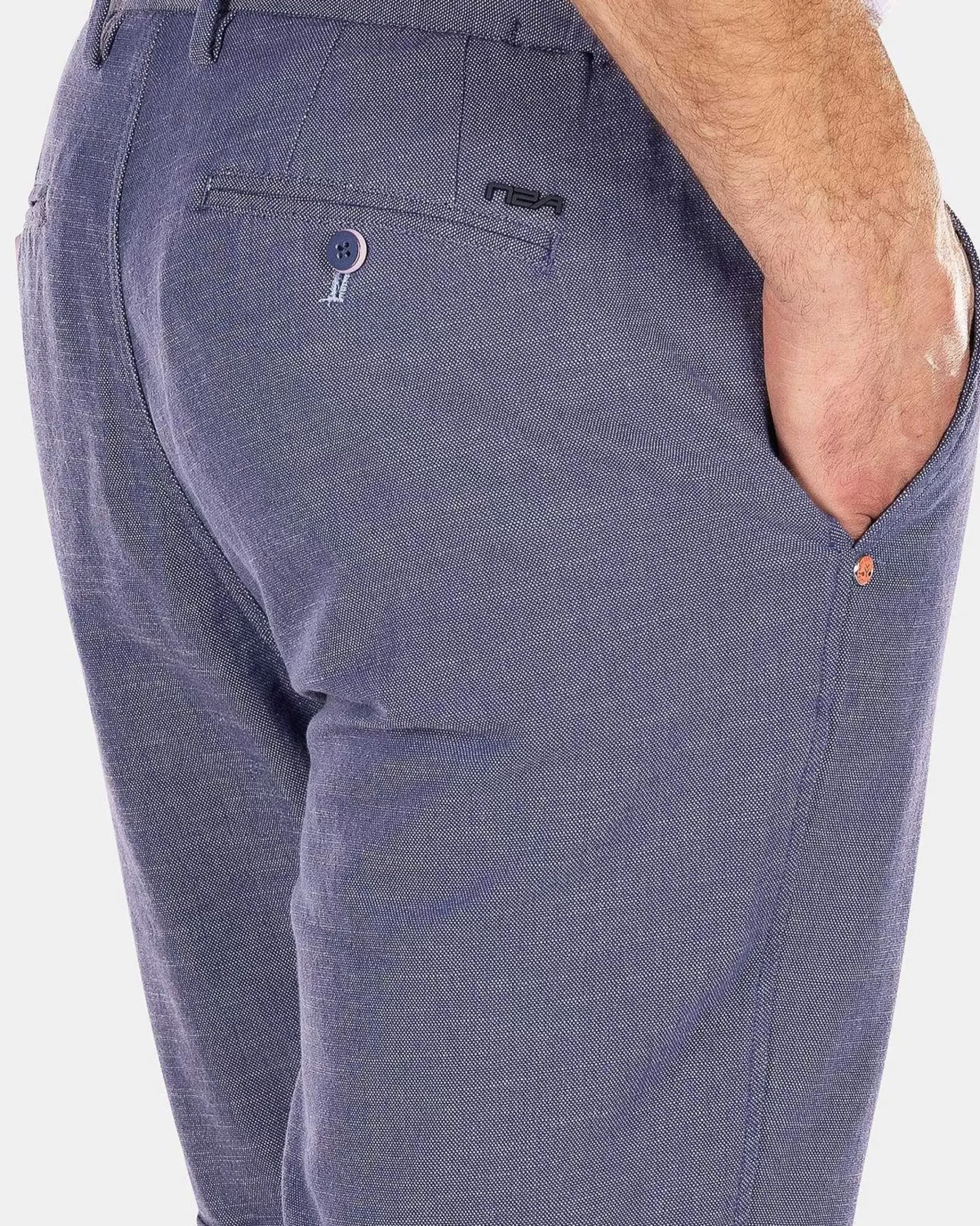 NZA New Zealand Auckland Broeken|Korte Broek Van Katoen-Dusk Navy