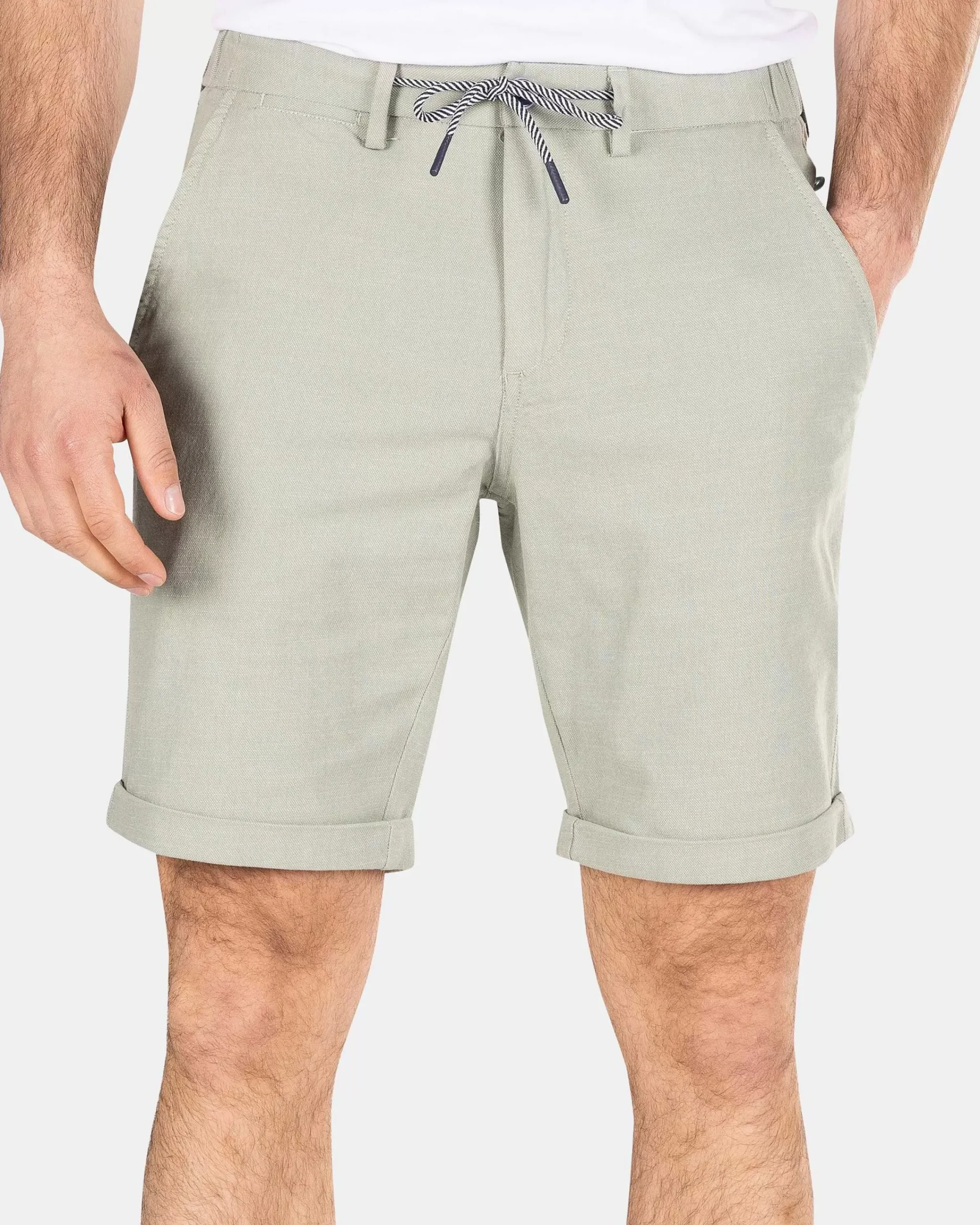NZA New Zealand Auckland Broeken|Korte Broek Van Katoen-Mellow Army