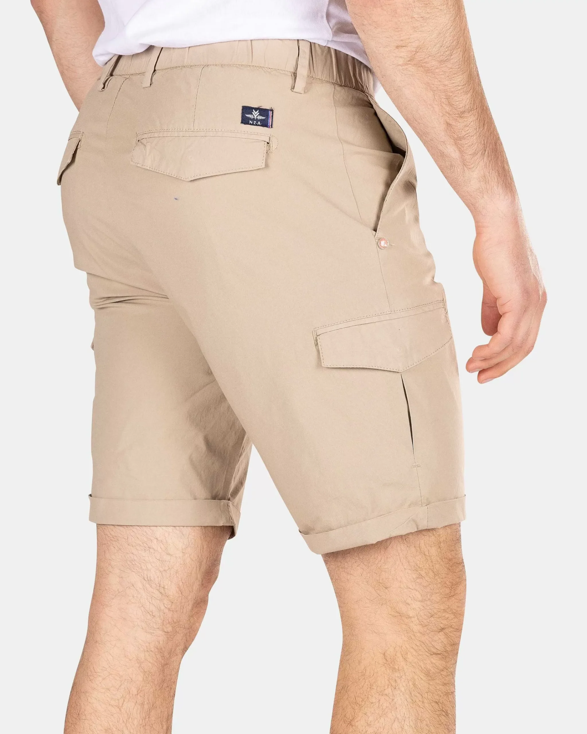 NZA New Zealand Auckland Broeken|Korte Cargo Broek-Shimmering Sand