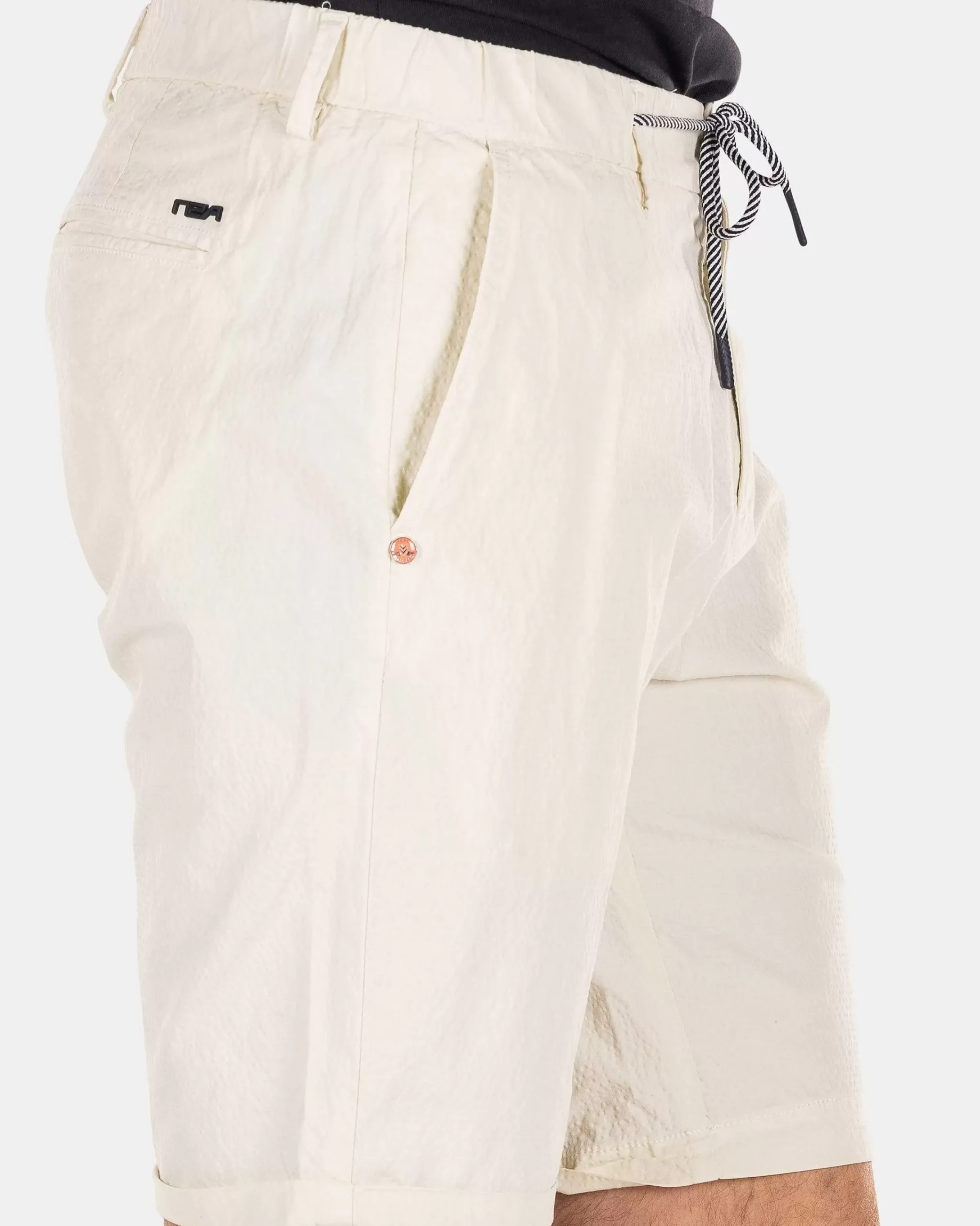NZA New Zealand Auckland Broeken|Korte Chino Van Katoen-Cream