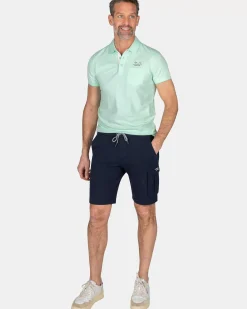 NZA New Zealand Auckland Polo-Shirts|Lichte Katoenen Polo-Teal Green