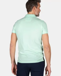 NZA New Zealand Auckland Polo-Shirts|Lichte Katoenen Polo-Teal Green