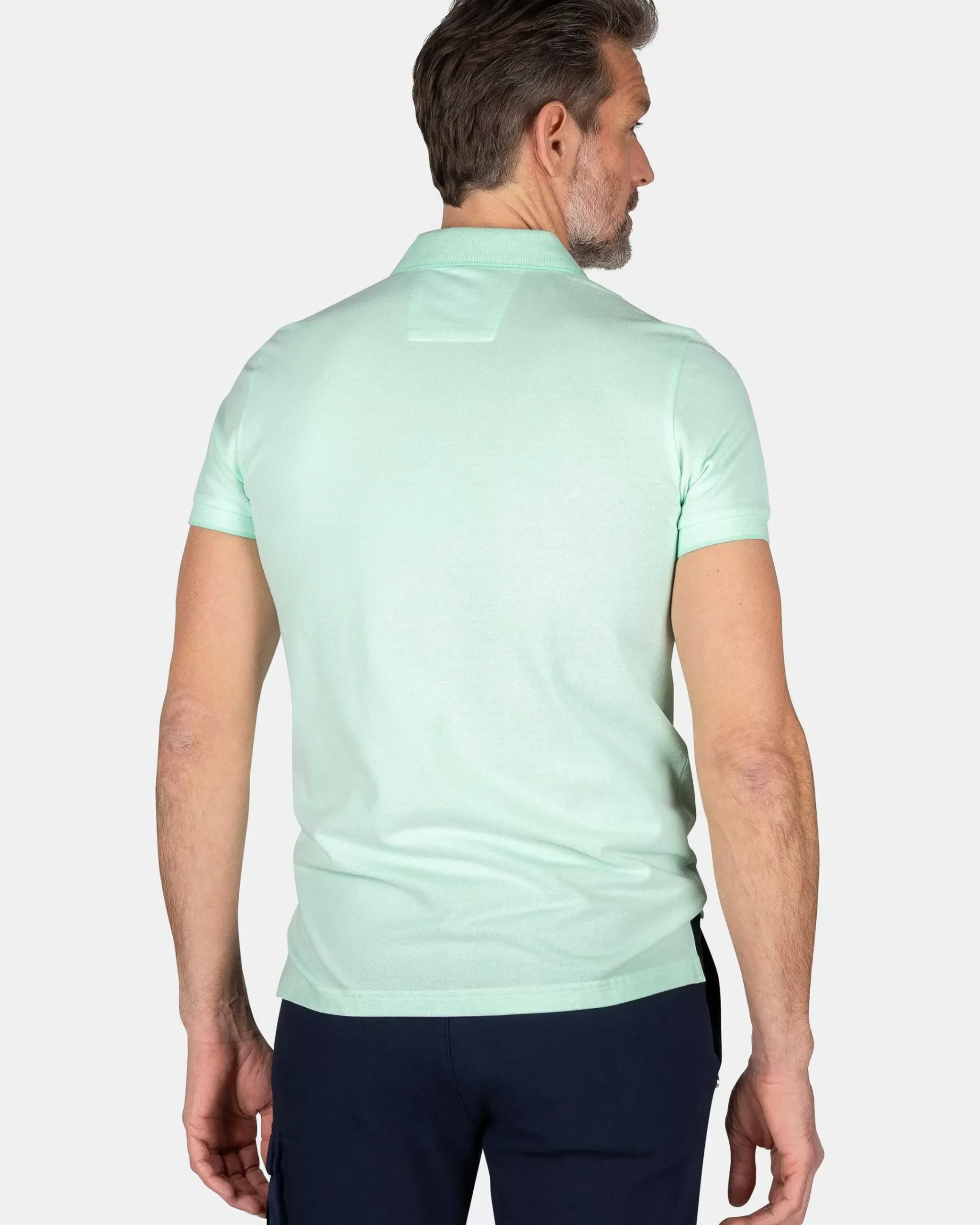 NZA New Zealand Auckland Polo-Shirts|Lichte Katoenen Polo-Teal Green