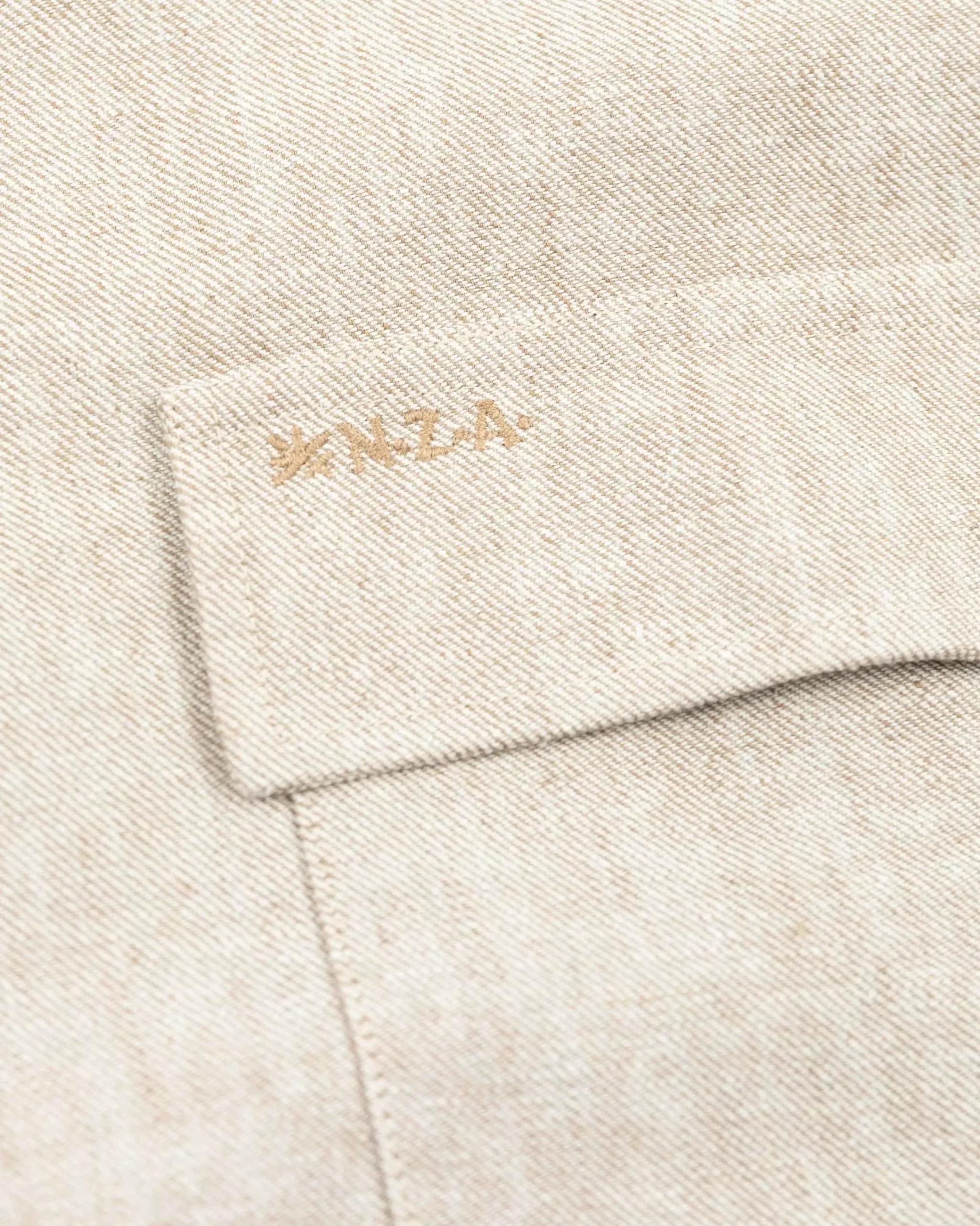 NZA New Zealand Auckland Overhemden|Linnen Overshirt-Shimmering Sand