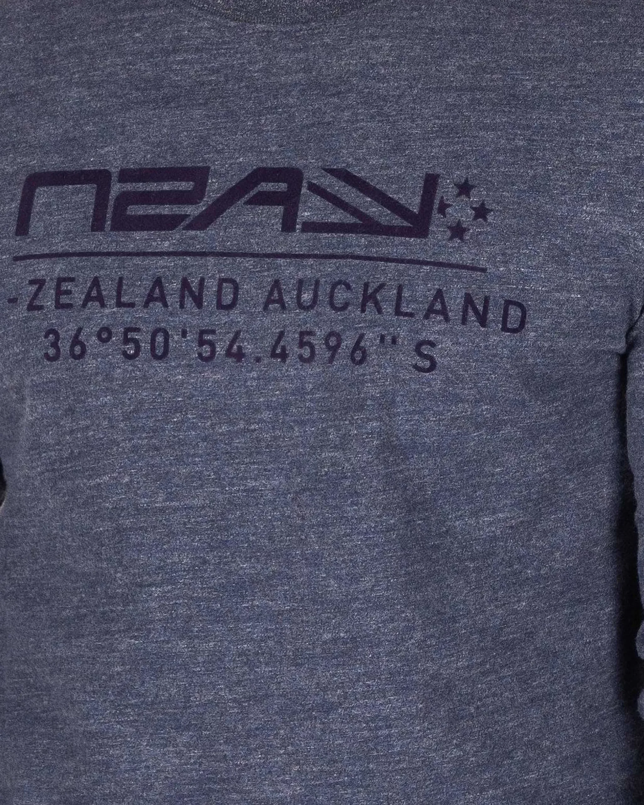 NZA New Zealand Auckland T-Shirts|Longsleeve Met Ronde Hals-Traditional Navy