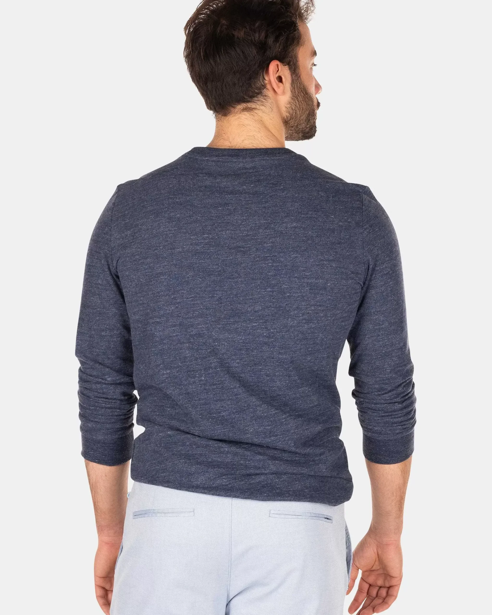 NZA New Zealand Auckland T-Shirts|Longsleeve Met Ronde Hals-Traditional Navy