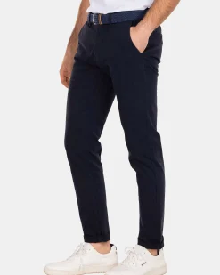 NZA New Zealand Auckland Broeken|Napier Twill Stretch-Brave Navy Blauw