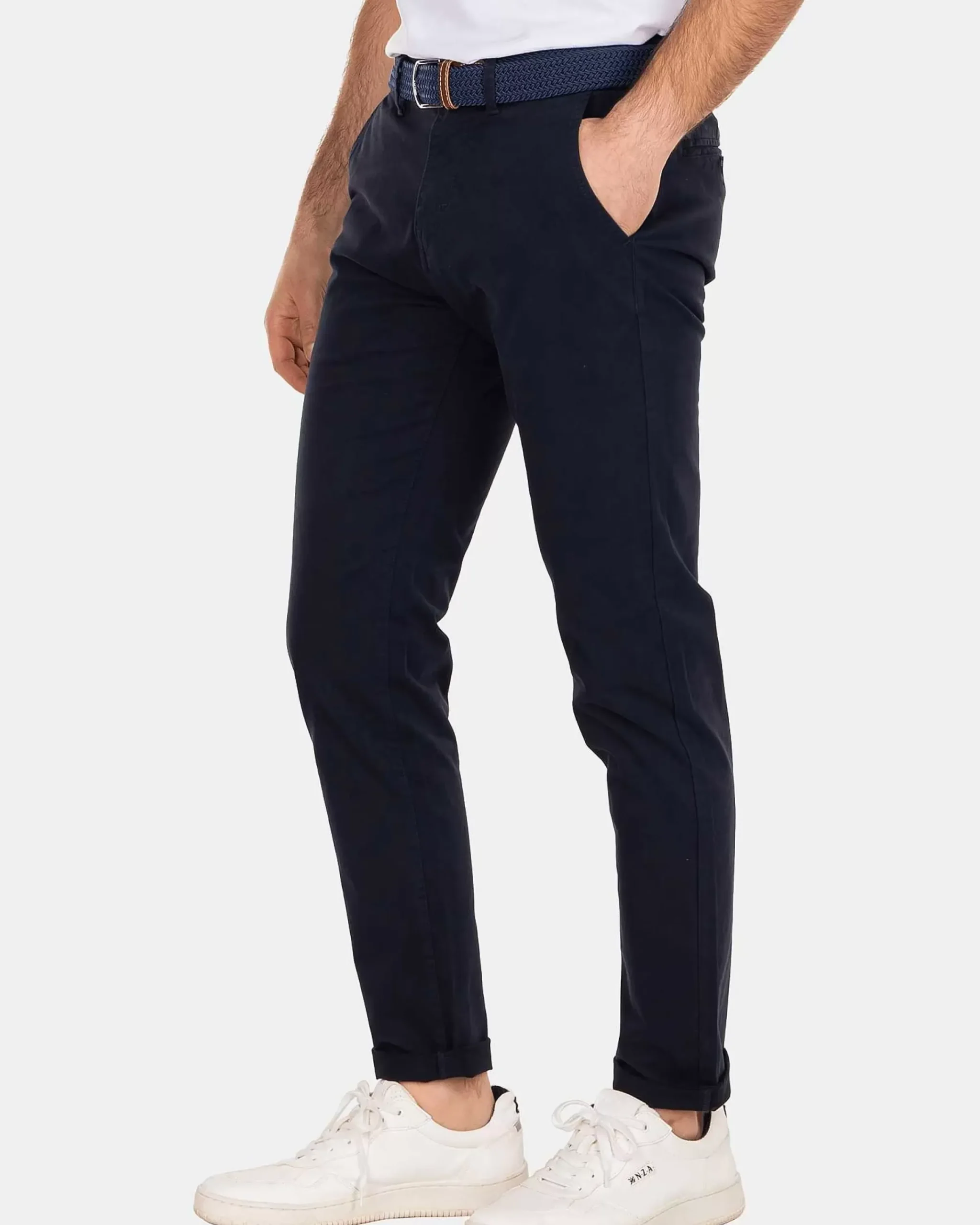 NZA New Zealand Auckland Broeken|Napier Twill Stretch-Brave Navy Blauw