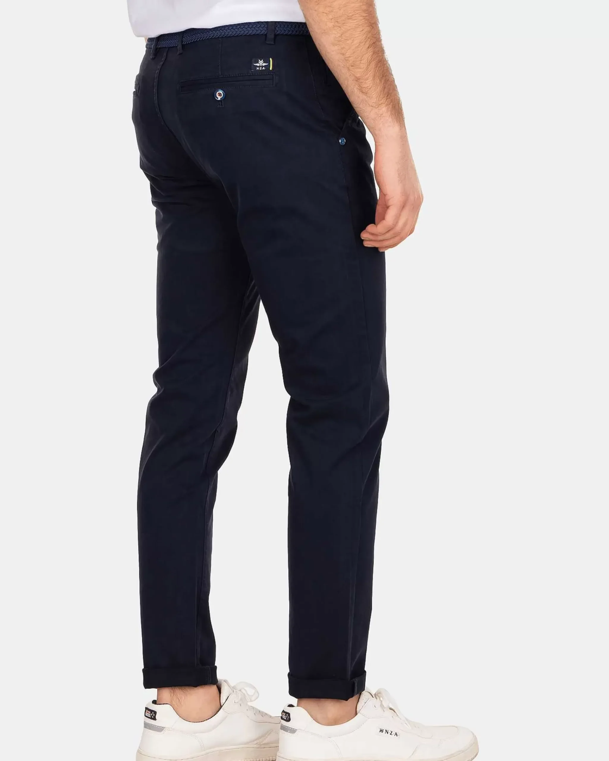 NZA New Zealand Auckland Broeken|Napier Twill Stretch-Brave Navy Blauw